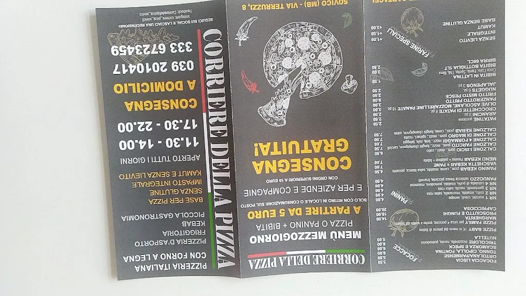 Menu_Corriere Della Pizza Sovico_Sovico_image_4
