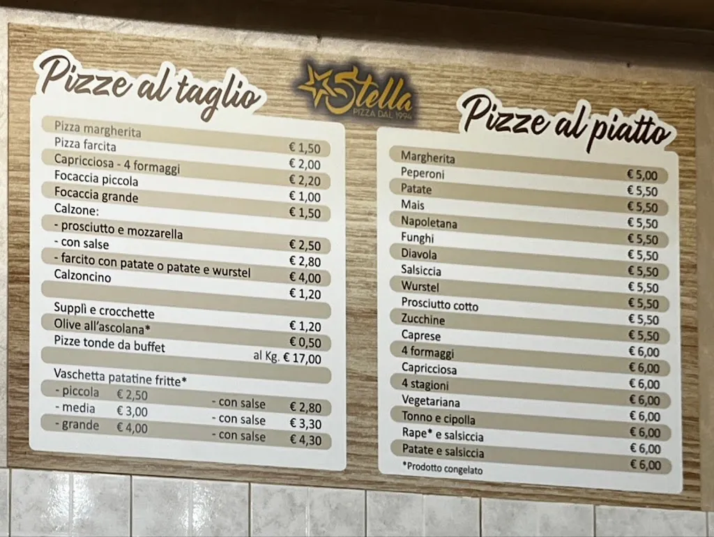 Menu_Pizzeria Stella_Cappelle sul Tavo_image_1