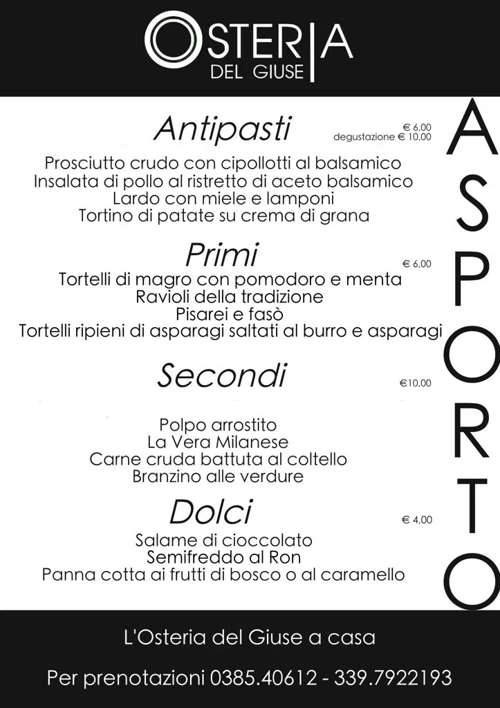 Menu_Ristorante Osteria Del Giuse_Stradella_image_1