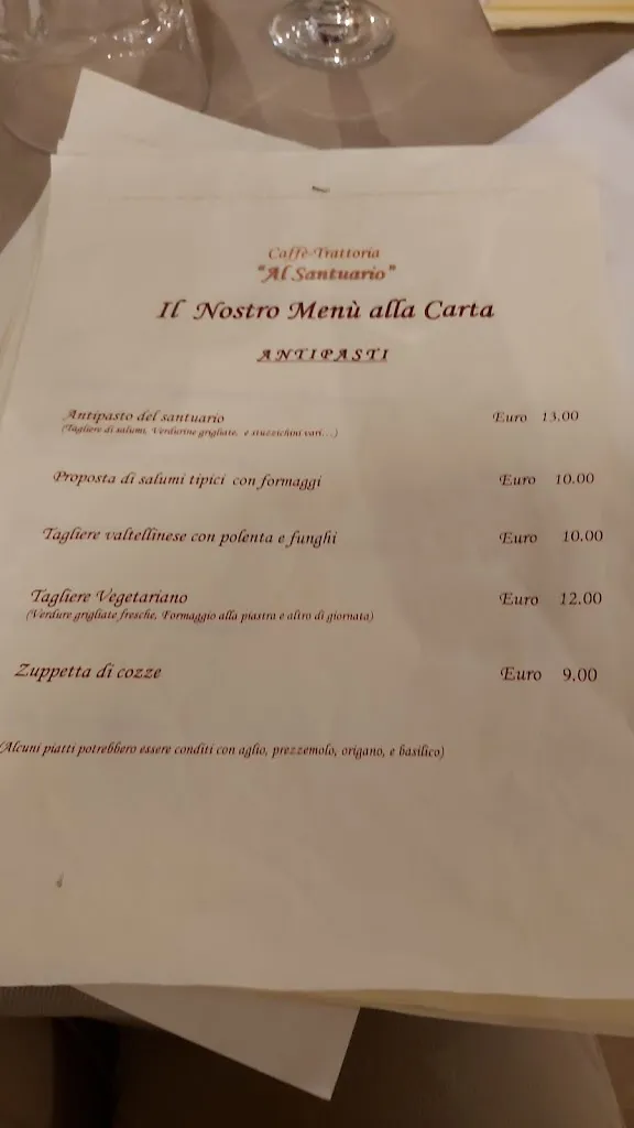 Menu_Trattoria Al Santuario_Stezzano_image_1