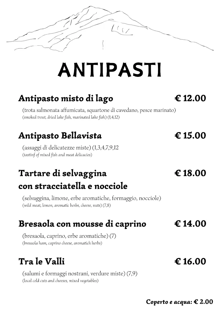 Menu_Bar Trattoria Bellavista_Sueglio_image_1