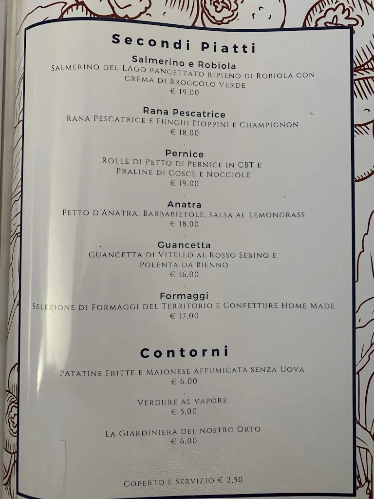 Menu_Ristorante Pernice77 - B&B Pernice77_Sulzano_image_1