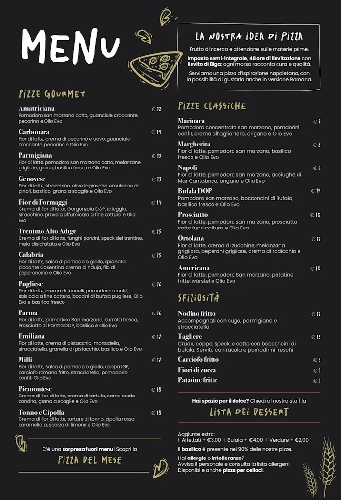 Menu_MILLI Pizzeria Gourmet_Taino_image_1