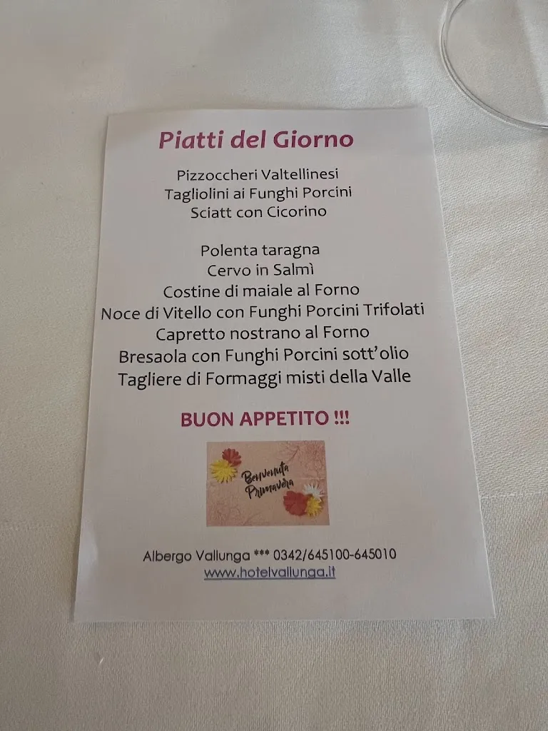 Menu_Albergo Ristorante VALLUNGA - NEGOZIO ALIMENTARI E PRODOTTI TIPICI_Tartano_image_2