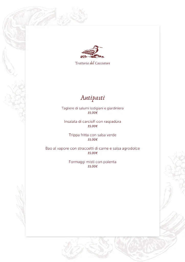 Menu_Trattoria del Cacciatore_Tavazzano_image_2