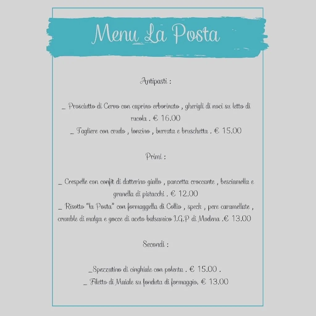 Menu_Ristorante pizzeria La Posta_Tavernole_image_1