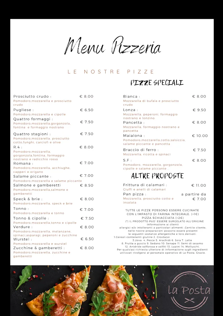 Menu_Ristorante pizzeria La Posta_Tavernole_image_2