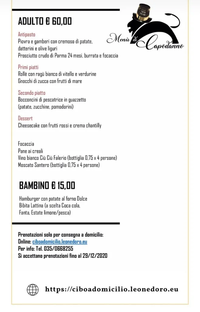 Menu_Il Leone d’Oro - Bistrot Pizzeria_Telgate_image_2