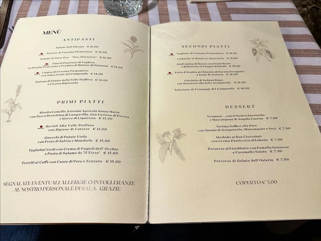 Menu_Osteria del Campanile_Torrazza Coste_image_1