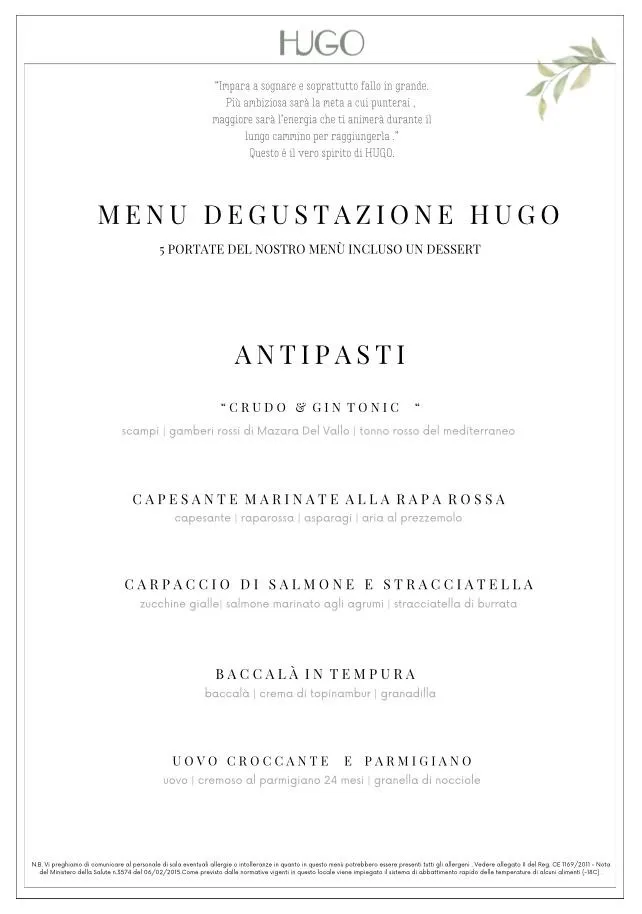 Menu_Hugo Cafè & Restaurant_Torrazza Coste_image_3