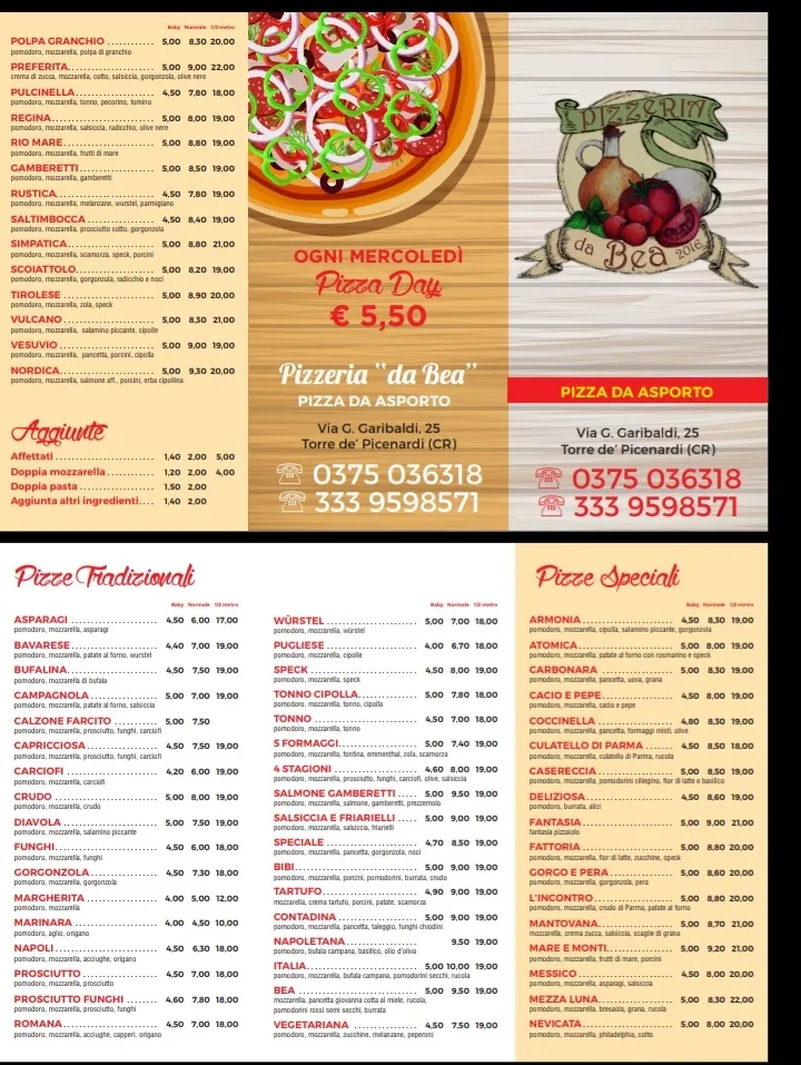 Menu_Pizzeria da Bea_Torre de' Picenardi_image_2