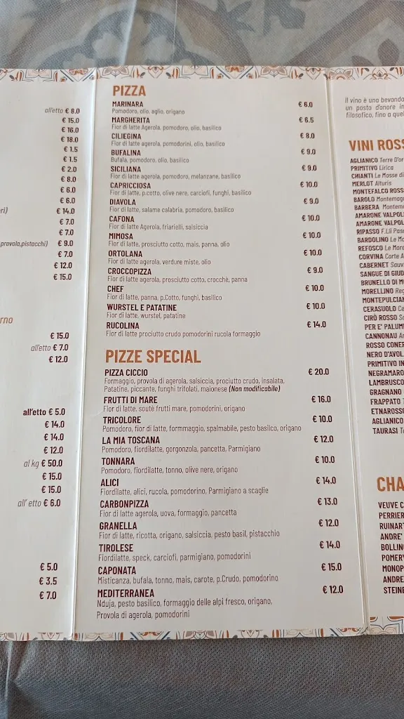 Menu_Ristorante pizzeria Da Ciccio food and drink_Torre del Mangano_image_2