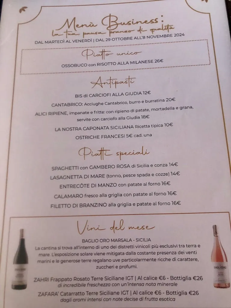 Menü_Ristorante Cortevecchia Arese_Torre d'Arese_Bild_4