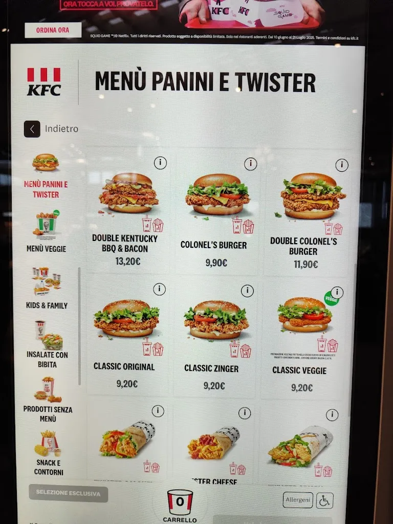 Menu_KFC_Torre d'Arese_immagine_1
