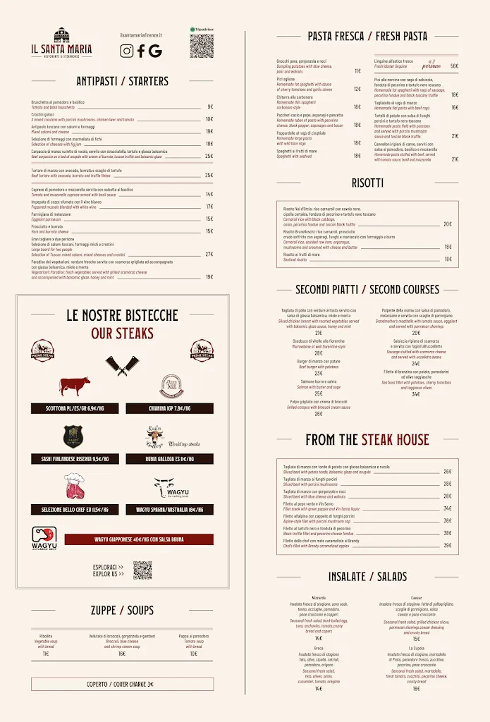 Menu_Il Santa Maria Ristorante_Trebbio_image_1