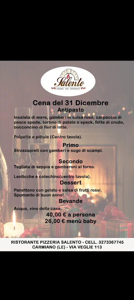 Menu_Ristorante Pizzeria Salento_Carmiano_image_1