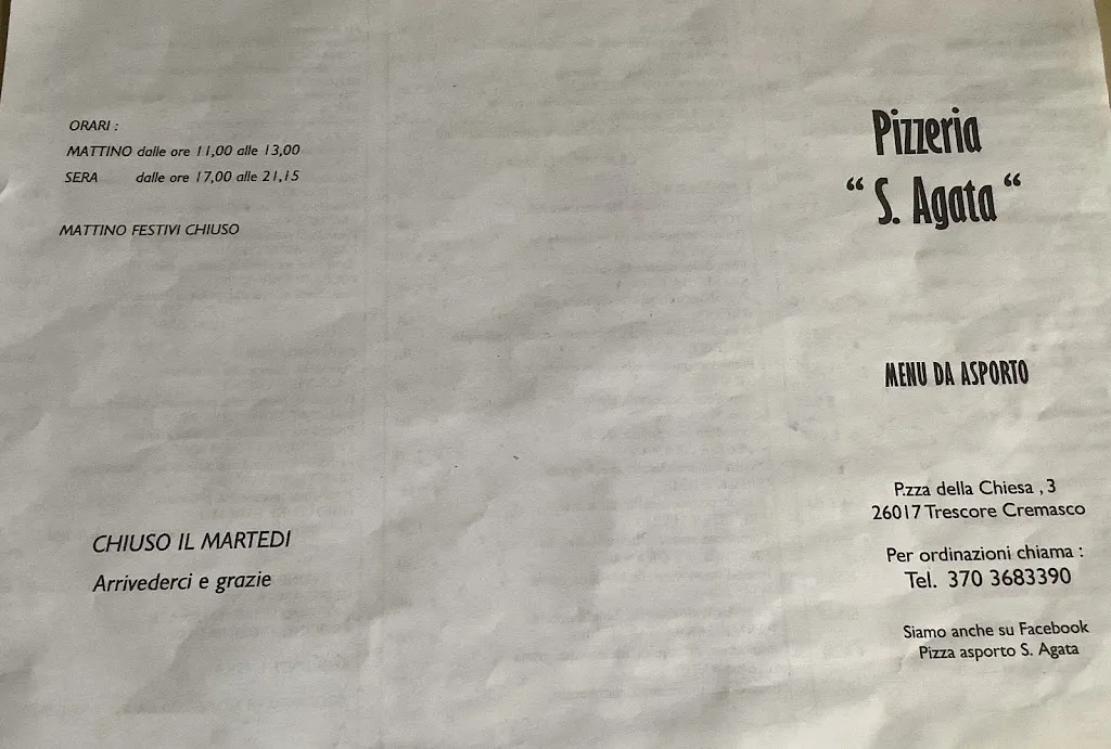 Menu_Pizzeria Sant'Agata_Trescore Cremasco_image_2