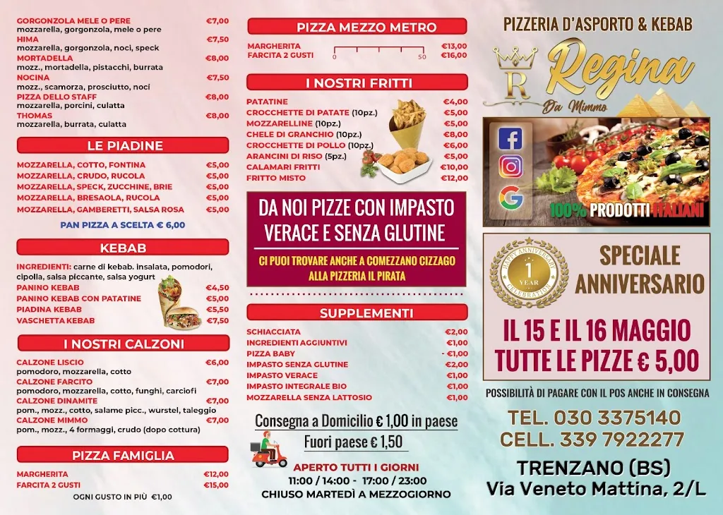 Menu_Pizzeria Regina _Trenzano_immagine_1