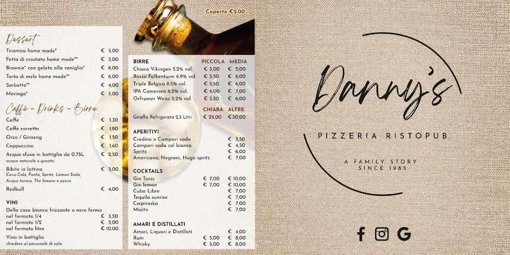 Menu_Danny’s Pizzeria RistoPub_Turbigo_image_3
