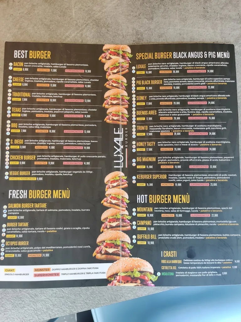 LUXALE BURGER - Turbigo restaurant in Turbigo