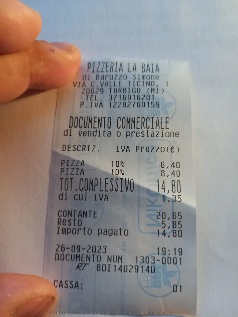 Roberto Belforti_Pizzeria La Baia_Turbigo_review