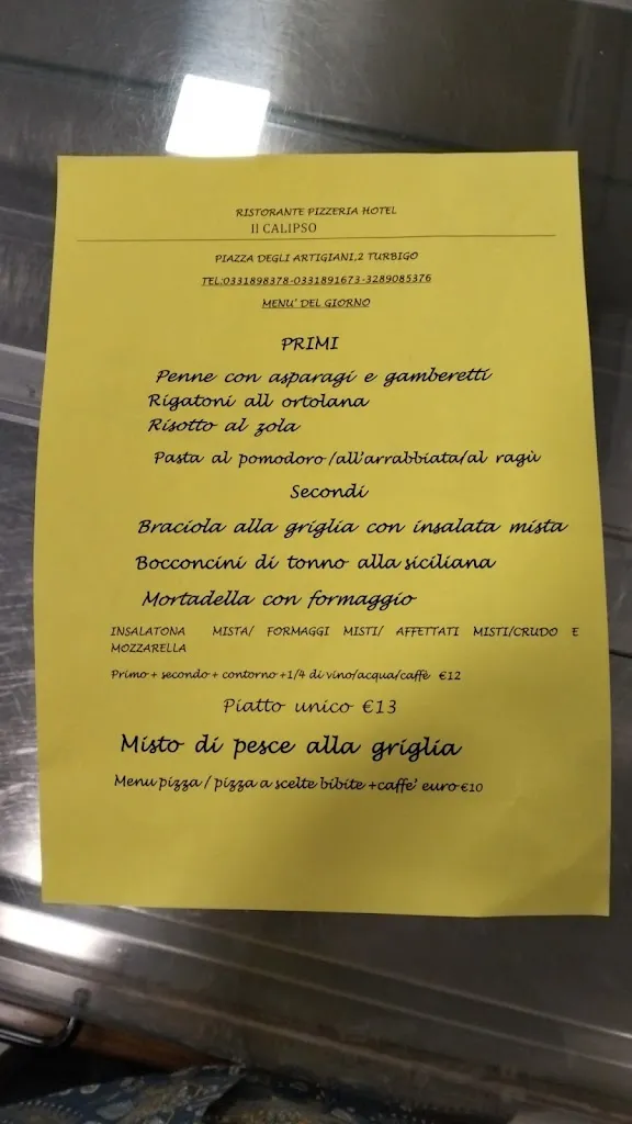Menu_Hotel Ristorante Pizzeria Il Calipso_Turbigo_image_3