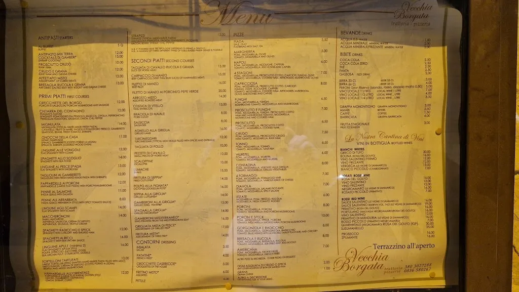 Menu_Vecchia Borgata_Carpignano Salentino_image_1