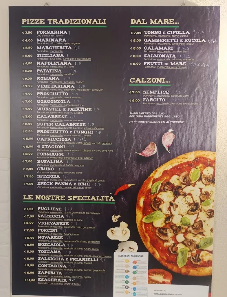 Menu_Qui & là pizzeria d'asporto_Valle Lomellina_image_1