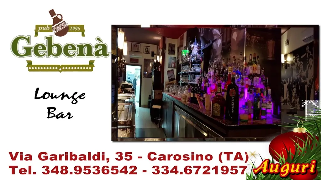 Gebenà restaurant in Carosino