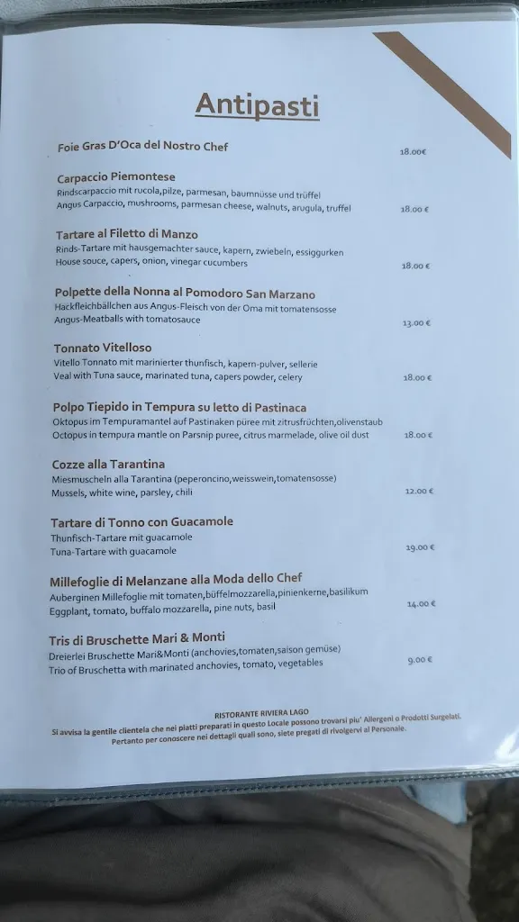 Menu_Restaurant Riviera Lago_Veddasca_immagine_3