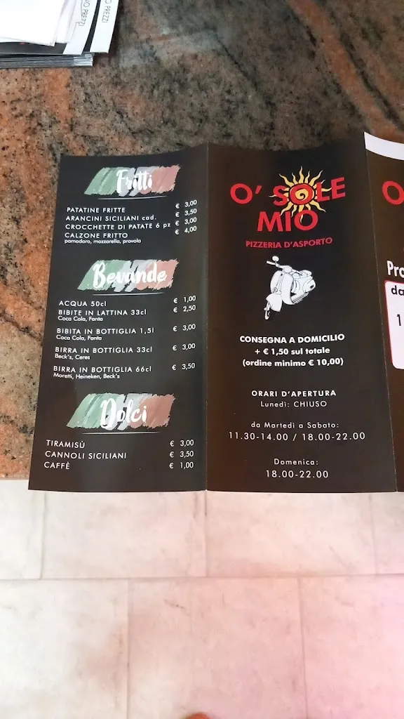 Menu_Pizzeria O' Sole Mio_Vedano al Lambro_image_3