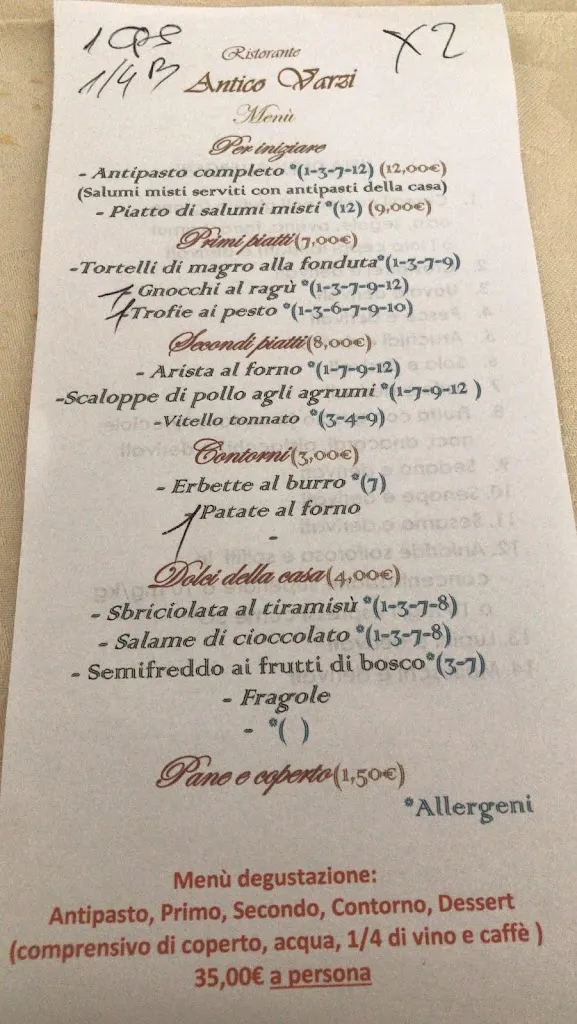 Menu_Ristorante Antico Varzi di Scabini Giuliana_Varzi_immagine_1