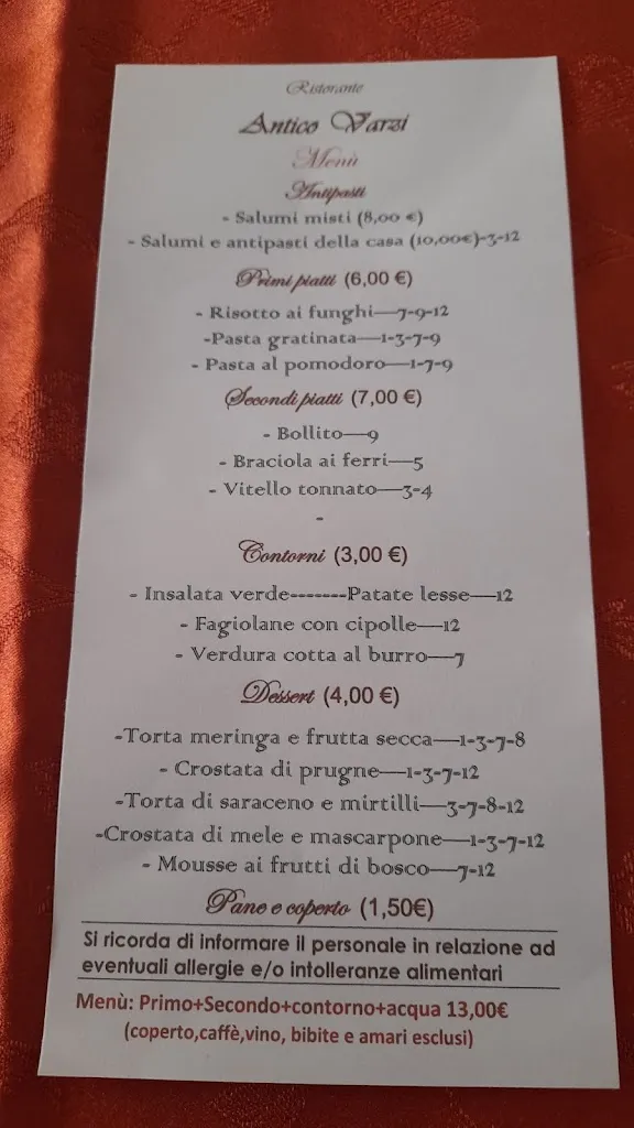 Menu_Ristorante Antico Varzi di Scabini Giuliana_Varzi_immagine_4