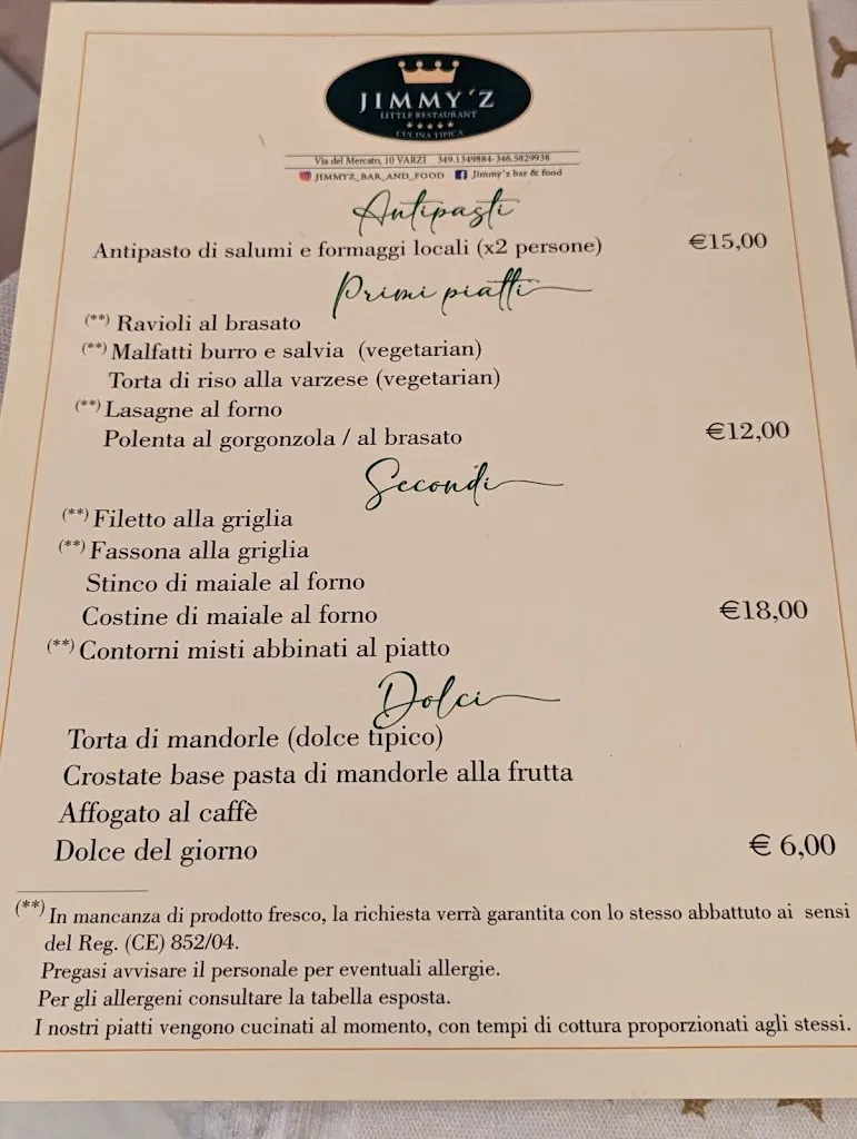 Menu_Jimmy'z Bar & Food_Varzi_image_2