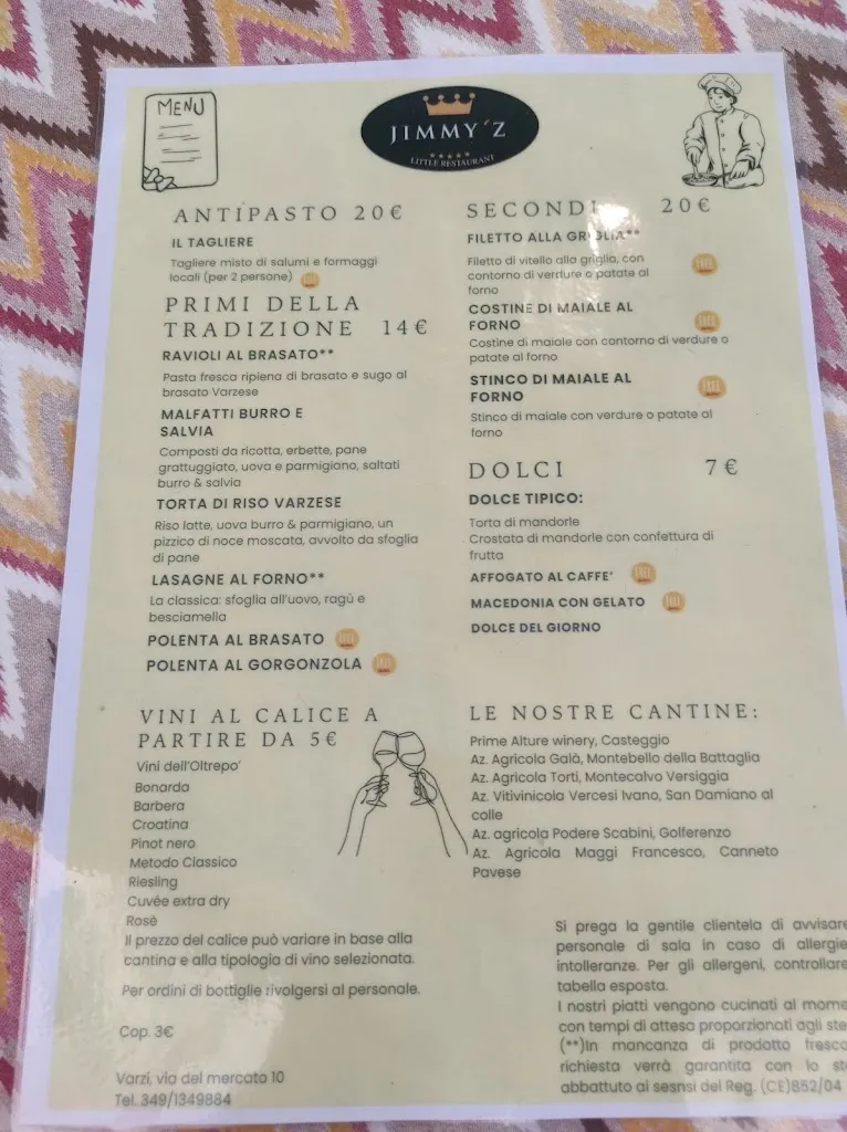 Menu_Jimmy'z Bar & Food_Varzi_image_3