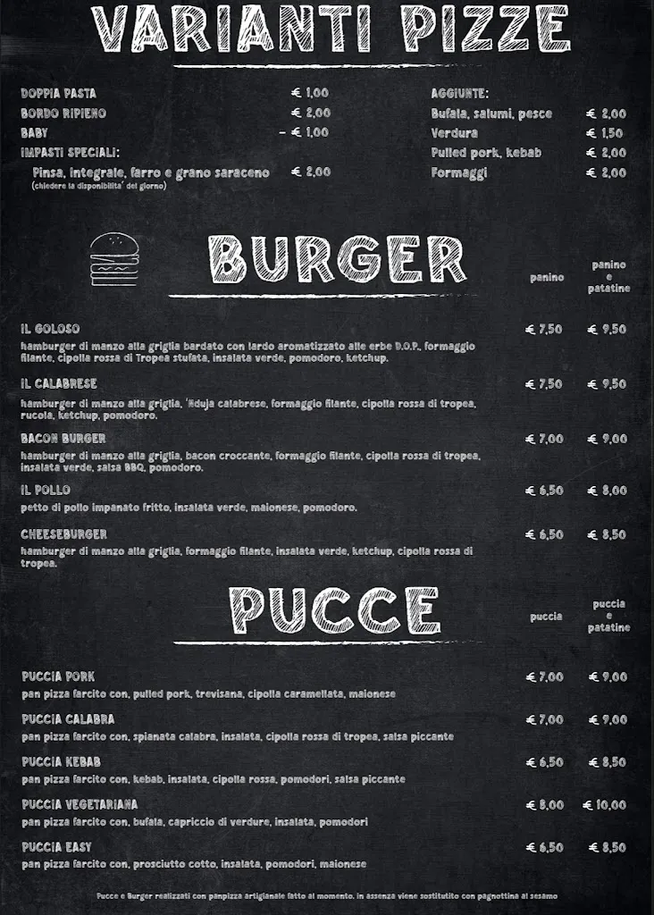 Menu_Pizzeria Bruscò di Corbetta Simone_Veduggio Con Colzano_image_1