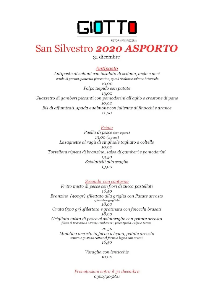 Menu_Giotto Ristorante Pizzeria_Verano Brianza_imagen_3