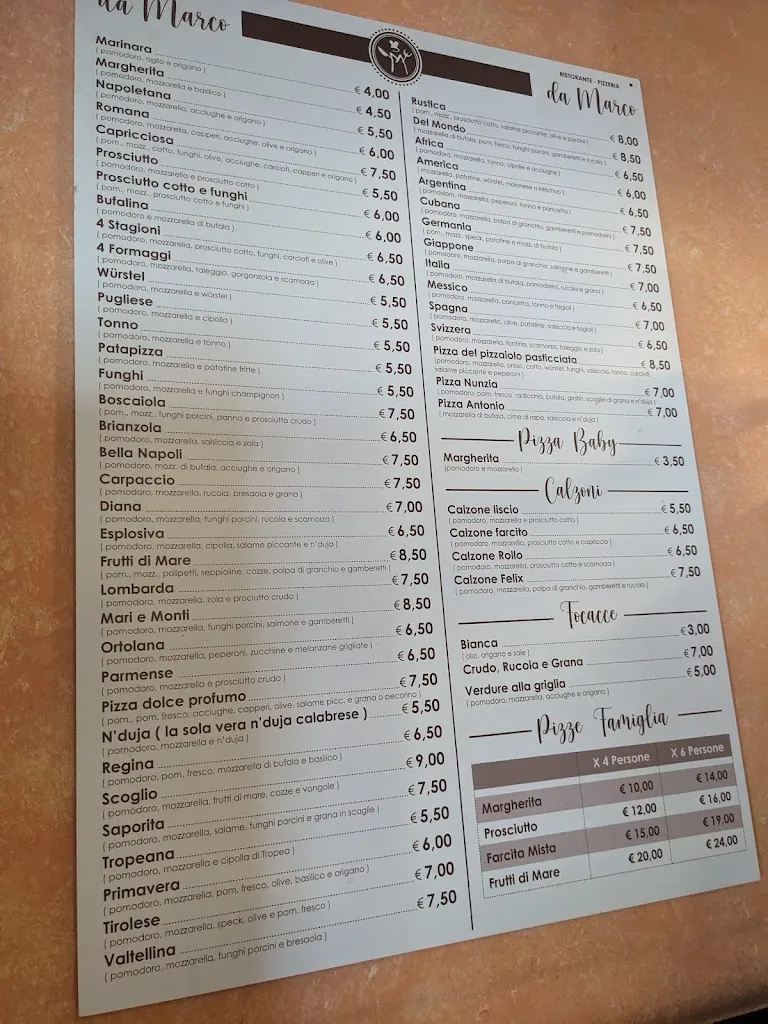 Menu_Ristorante Pizzeria Da Marco_Verano Brianza_immagine_1