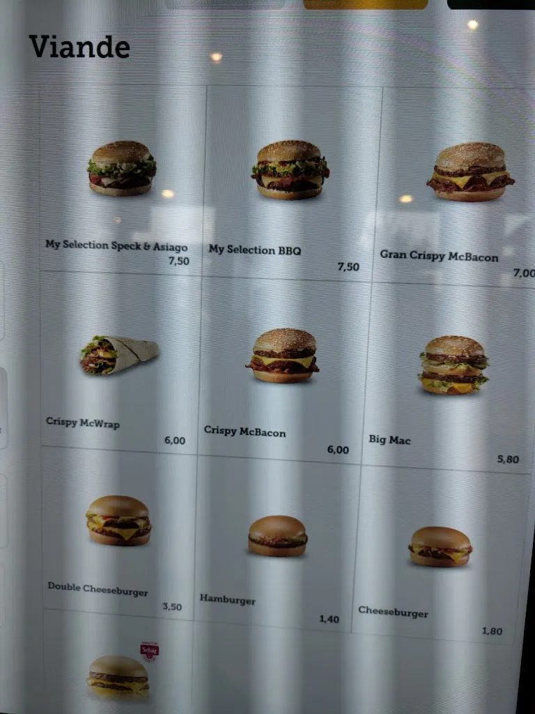 Menu_McDonald's_Verano Brianza_image_2
