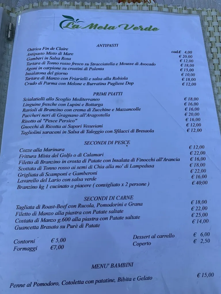 Menu_La Mela Verde_Vercurago_image_4