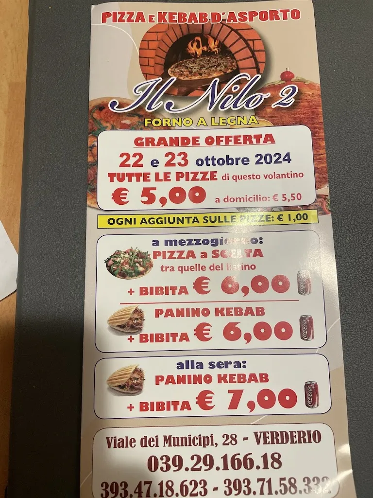 Menu_Pizzeria Nilo di Abdelaziz Mousad Salah_Verderio Inferiore_image_2