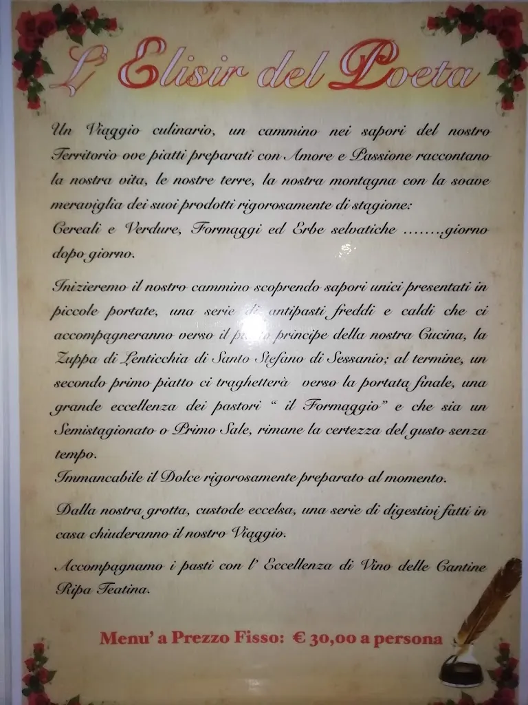 Menu_Ristorante L' Elisir del Poeta_Carapelle Calvisio_image_2