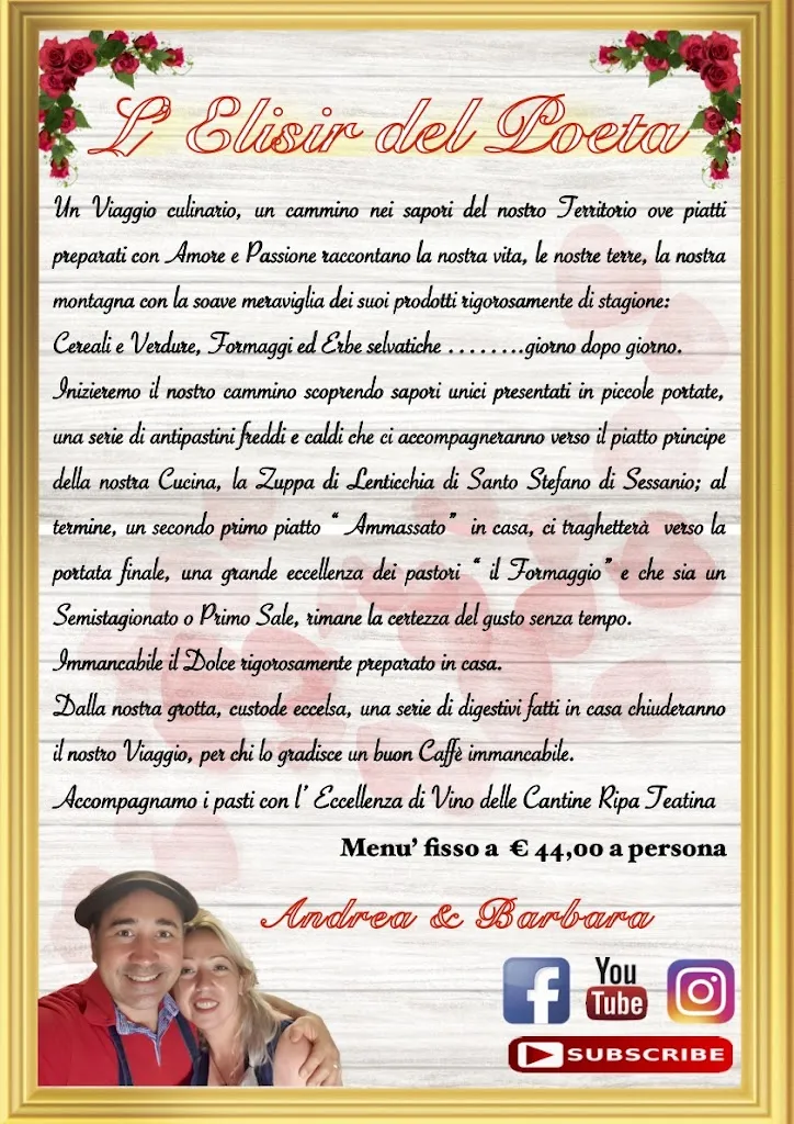 Menu_Ristorante L' Elisir del Poeta_Carapelle Calvisio_image_4
