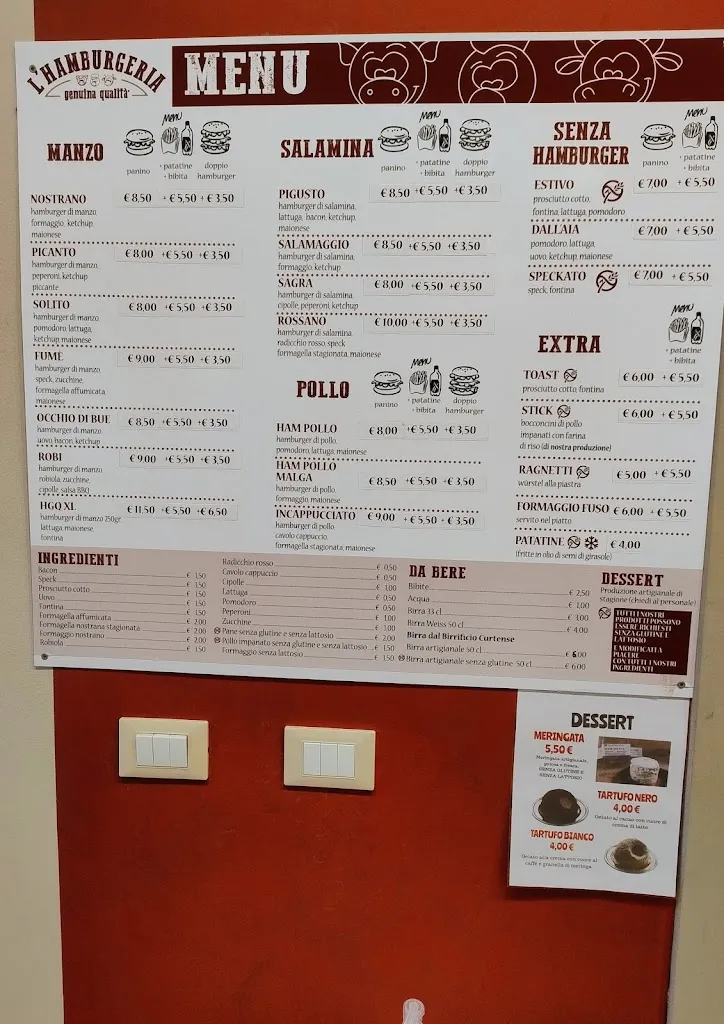 Menu_L'hamburgeria genuina qualità_Villa Carcina_image_1