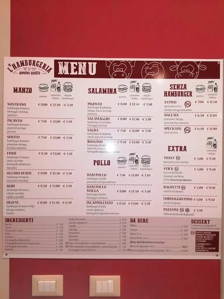 Menu_L'hamburgeria genuina qualità_Villa Carcina_image_2