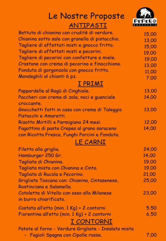Menu_Pepero Brasserie_Vigevano_image_1