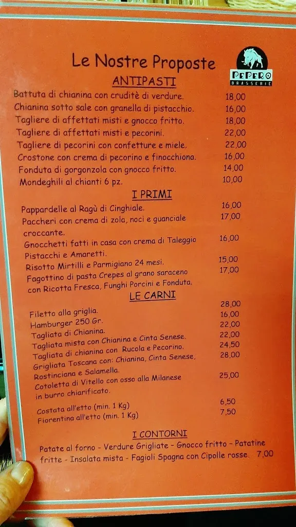 Menu_Pepero Brasserie_Vigevano_image_2