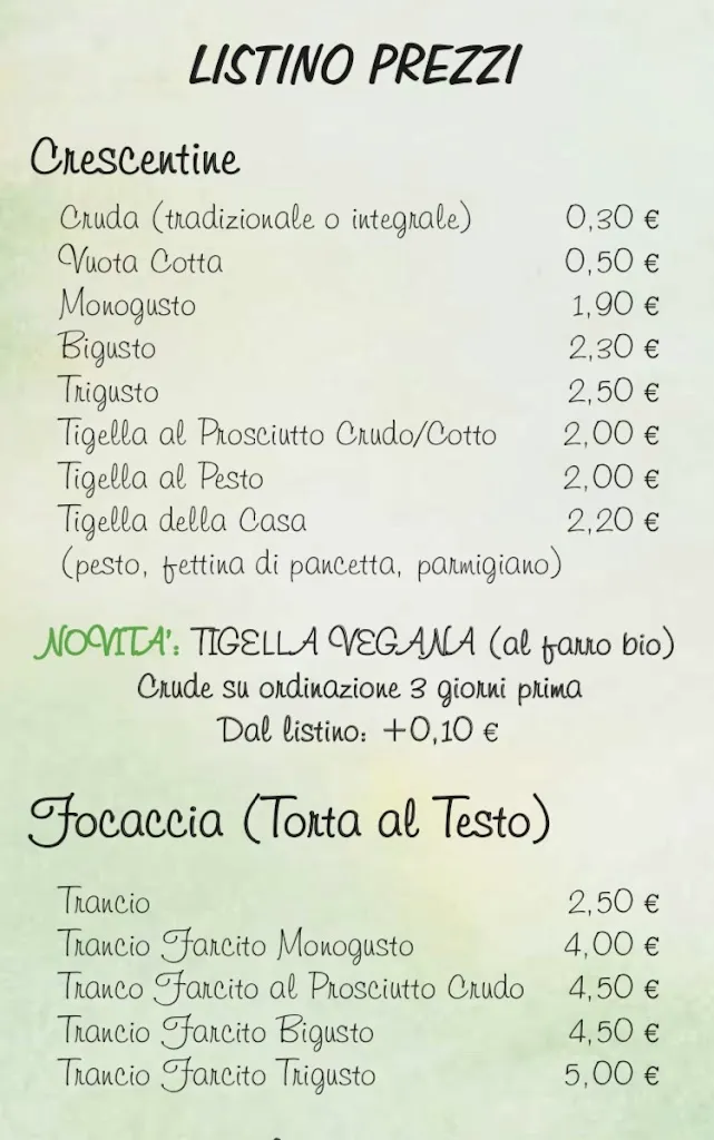 Menu_In Bottega - Crescentine E Focacce_Vignola_image_2