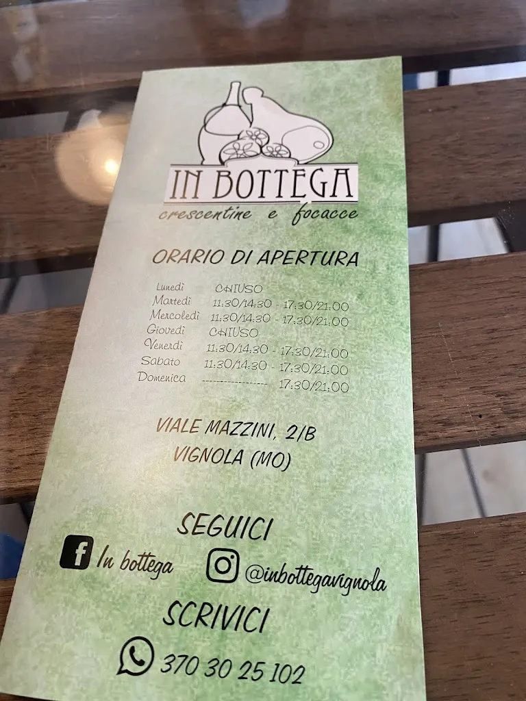 Claudio Marini_In Bottega - Crescentine E Focacce_Vignola_review