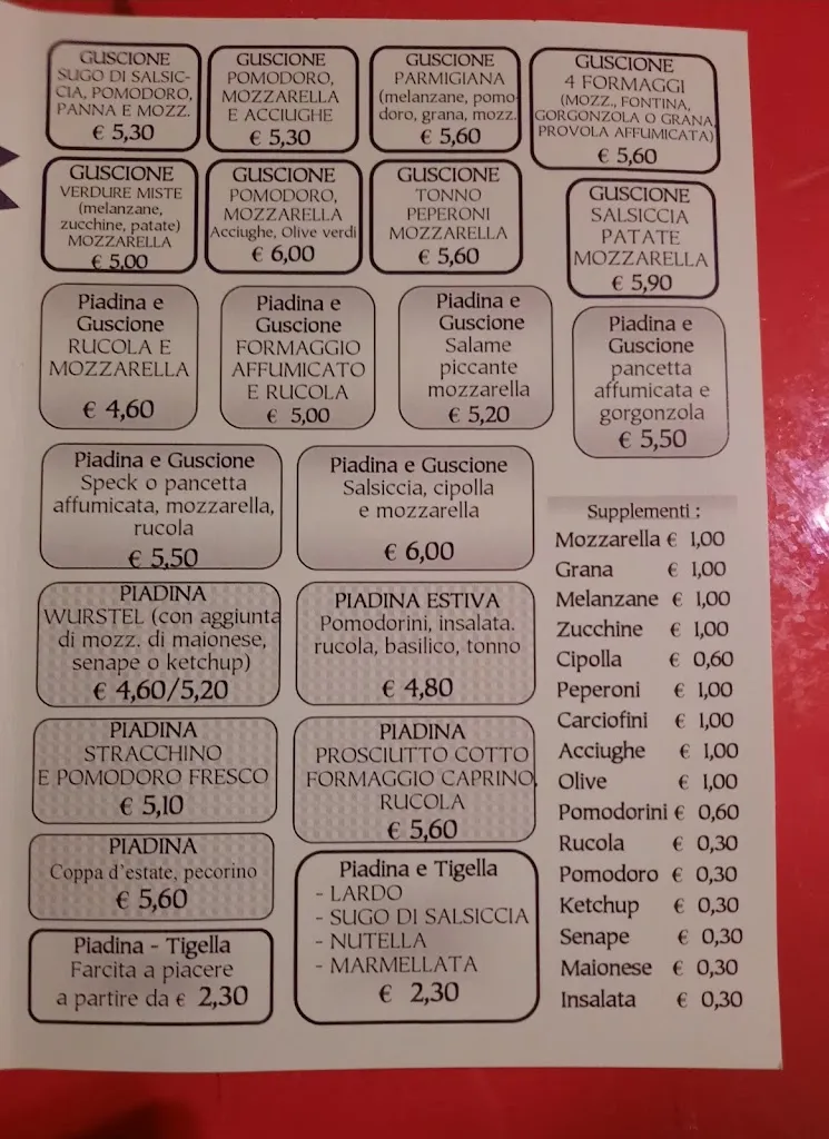 Menu_Piadina Romagnola_Vignola_image_1